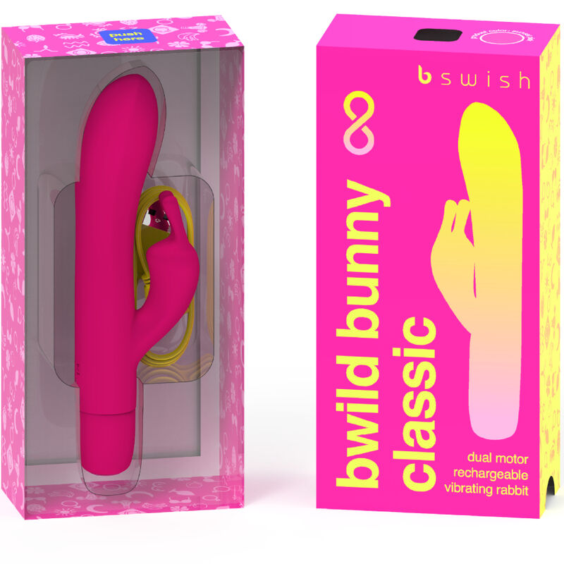 B Swish Bwild Bunny Infinite Classic Recarregvel Vibrador Rosa Silicone