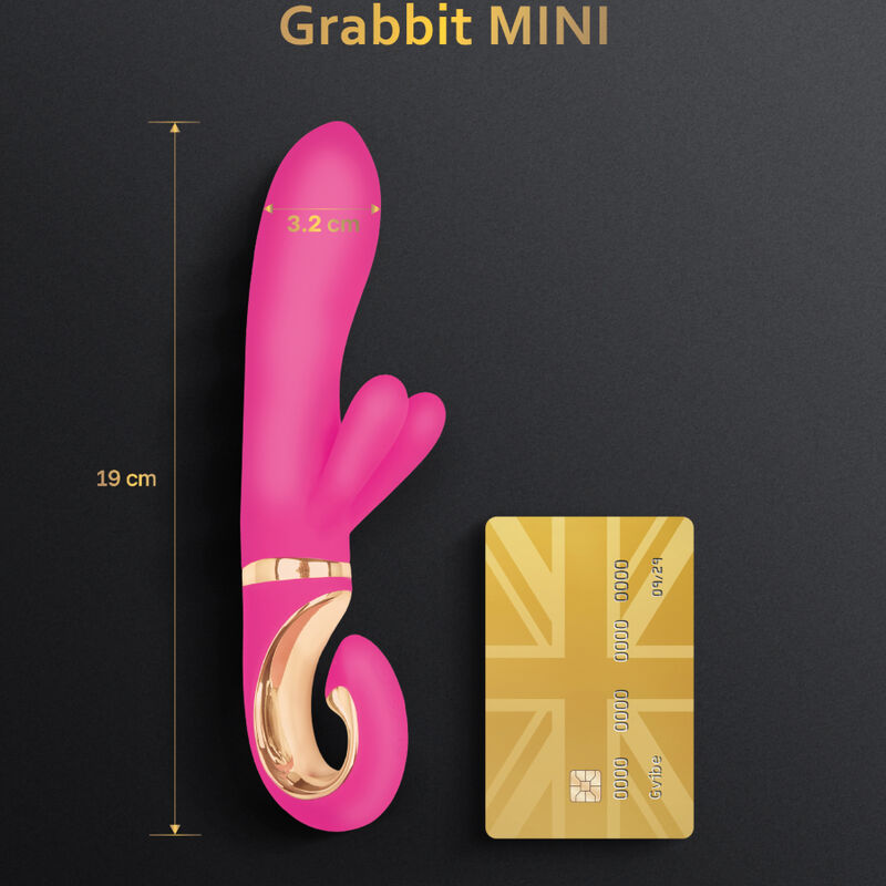G-vibe Grabbit Mini Vibrador de Silicone Rosa