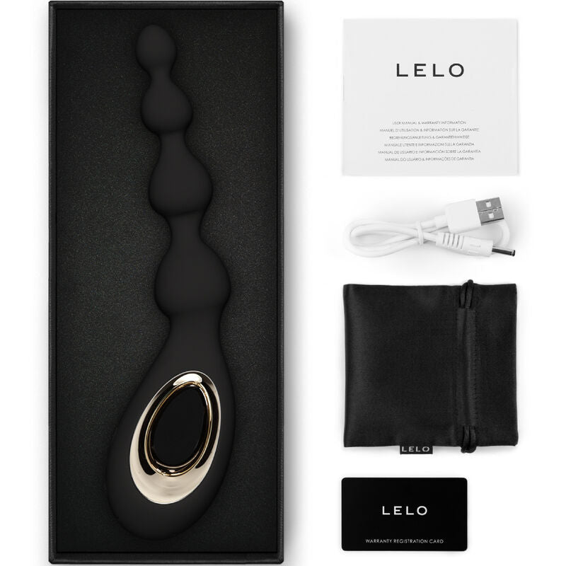 Lelo Massager Anal Preto Soraya Beads