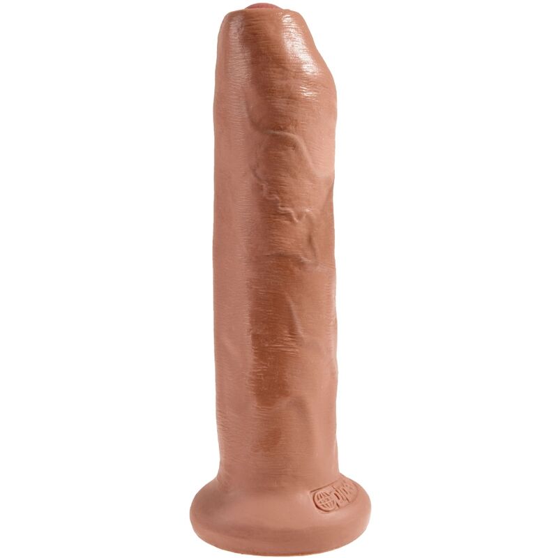 King Cock Pênis Realístico Sem Cortes 17.8 Cm Caramelo