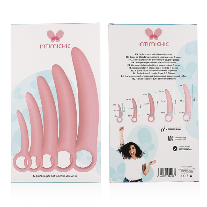 Intimichic Dilador Silicone 5 Pcs