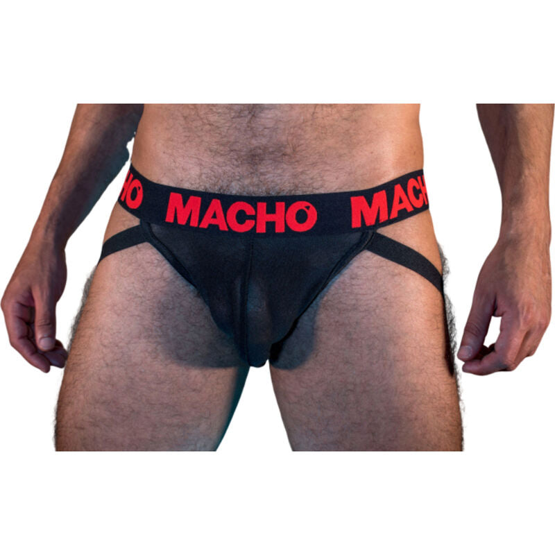 Macho Mx26x2 Jock Preto/vermelho M