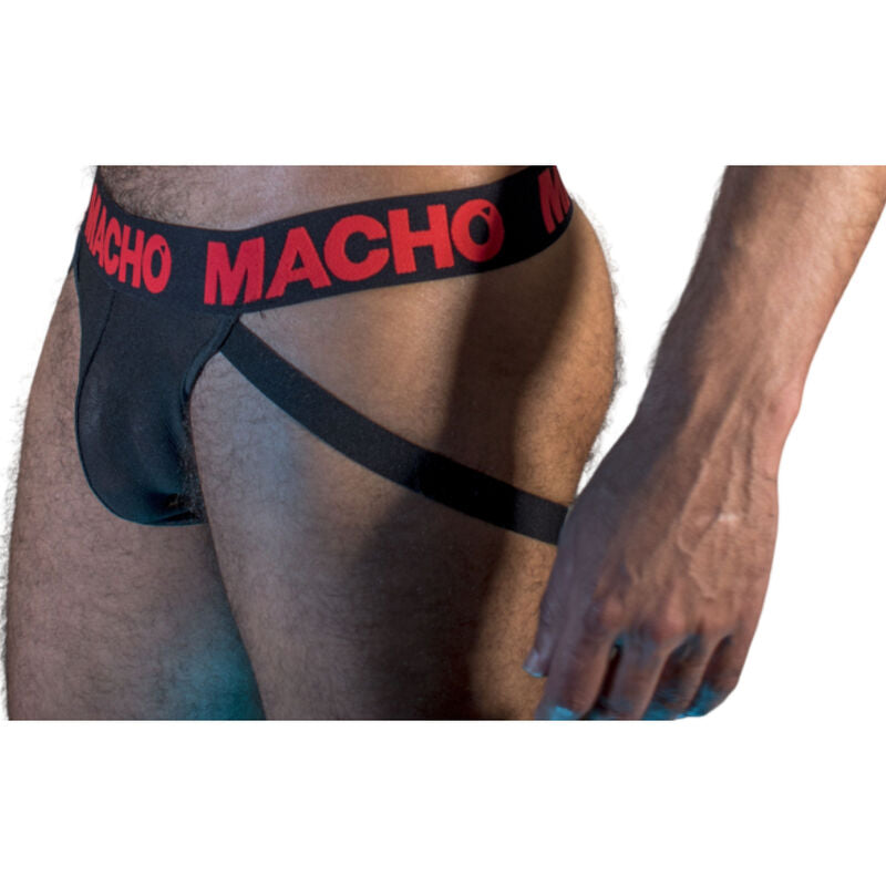 Macho Mx26x2 Jock Preto/vermelho Xl