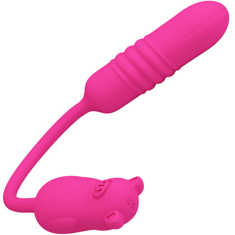 Pretty Love Nobikuma Bala Vibrante de Silicone Rosa