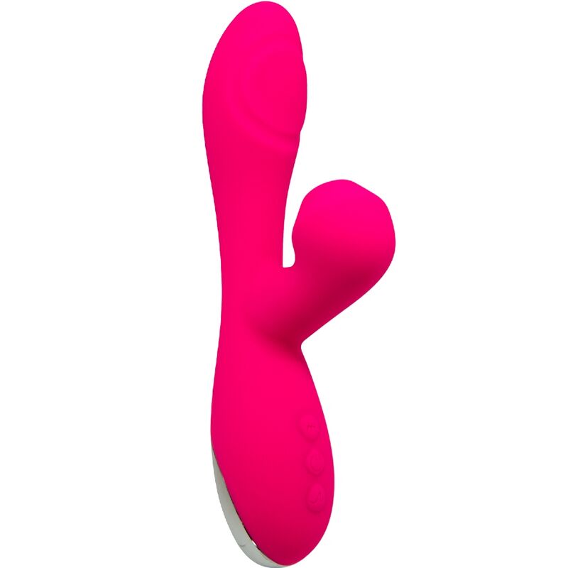 Alive Vibrador de Brilho Do Caribe e Sucker Fúcsia