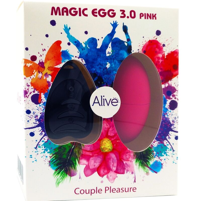 Alive Magic Egg 3.0 Ovo Vibratório Controle Remoto Rosa
