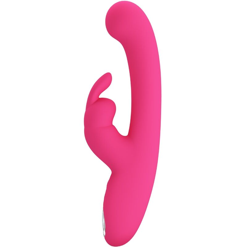 Pretty Love Vibrador de Coelho Lamar e Ponto G Rosa