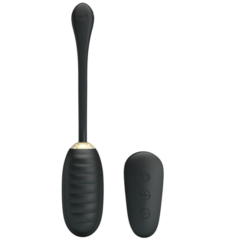 Pretty Love Doreen Luxury Recarregável Vibrador Ovo Preto Controle Remoto