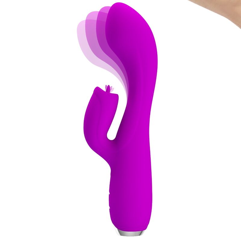 Pretty Love Vibrador de Coelho Recarregvel Gloria - Roxo Impermevel