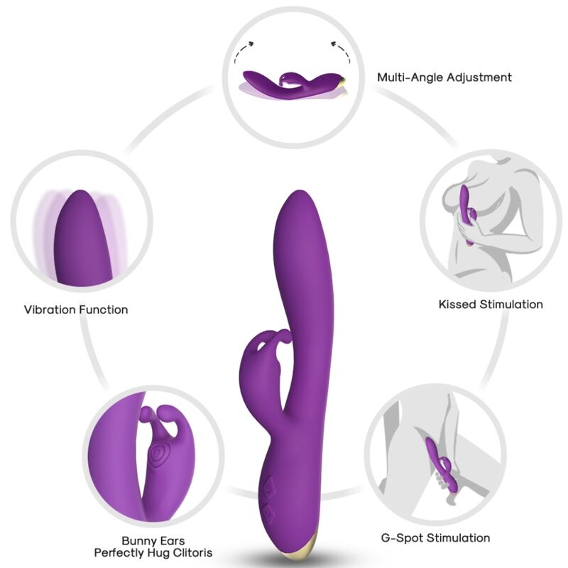 Armony Bonnie Vibrador Coelho Roxo