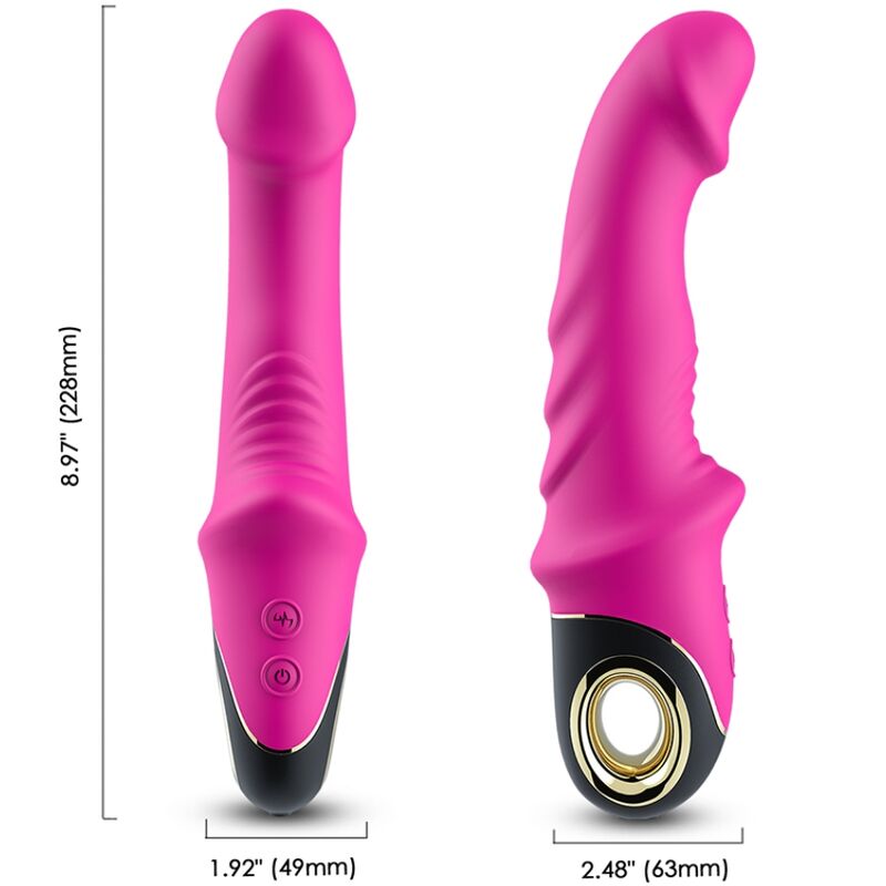 Armony Joyblade Dildo Vibrador Rotador Fúcsia