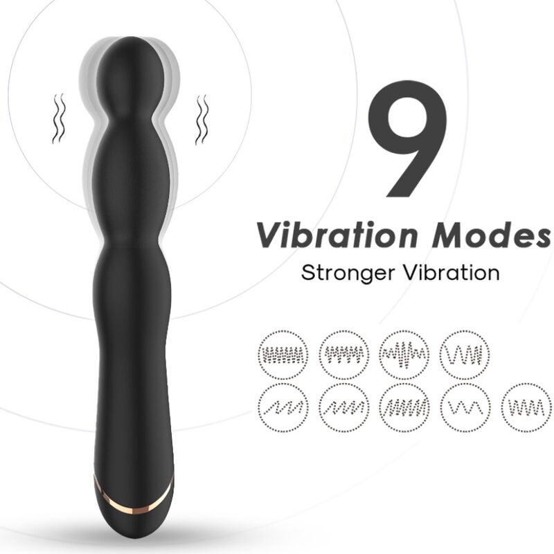 Armony Vibrador Bambu Ajustável Preto