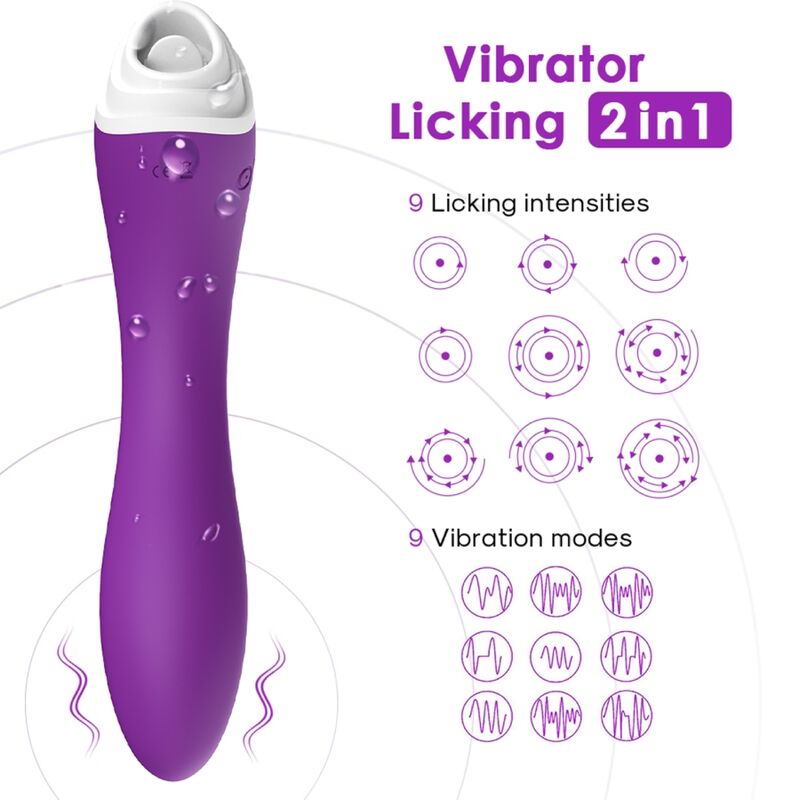 Armony Fairyland Lamindo Clitor Vibrante e Vibrador Roxo