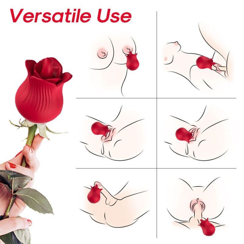 Armony Vibrador e Estimulador Rosa Vermelho