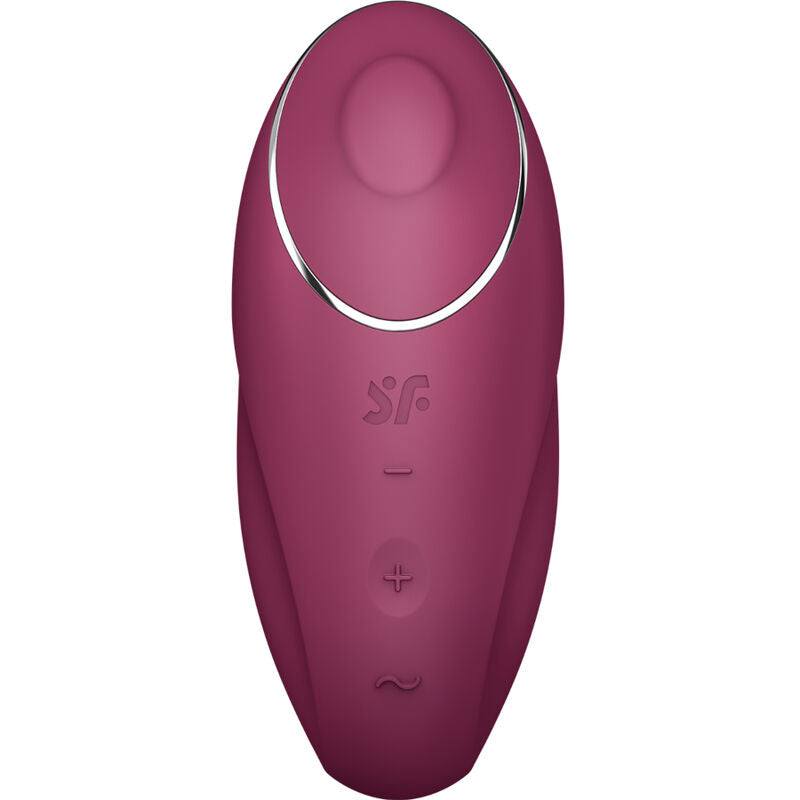 Satisfyer Tap & Climax 1 Vibrador Lay-on Vermelho
