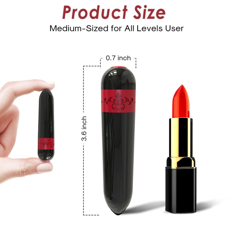 Armony Rocket Vibrador Bala Controle Remoto Preto