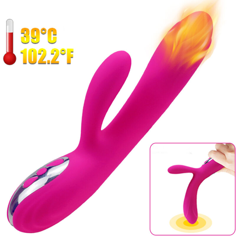 Armony Vibrador e Estimulador Flexível Com Efeito de Calor Fúcsia