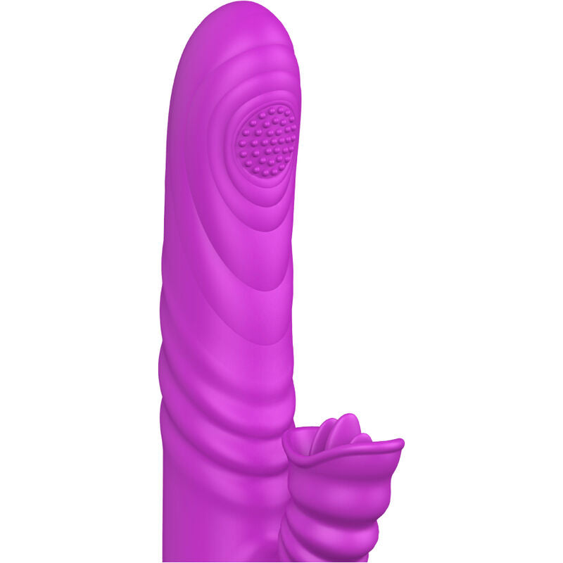 Armony Vibrador Multifuno Angelia Com Língua Estimulante Efeito Calor Violeta