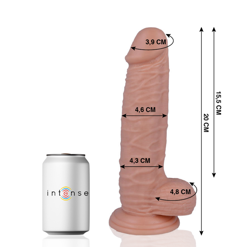Mr Intense 20 Realistic Penis 20 Cm -o- 4.6 Cm