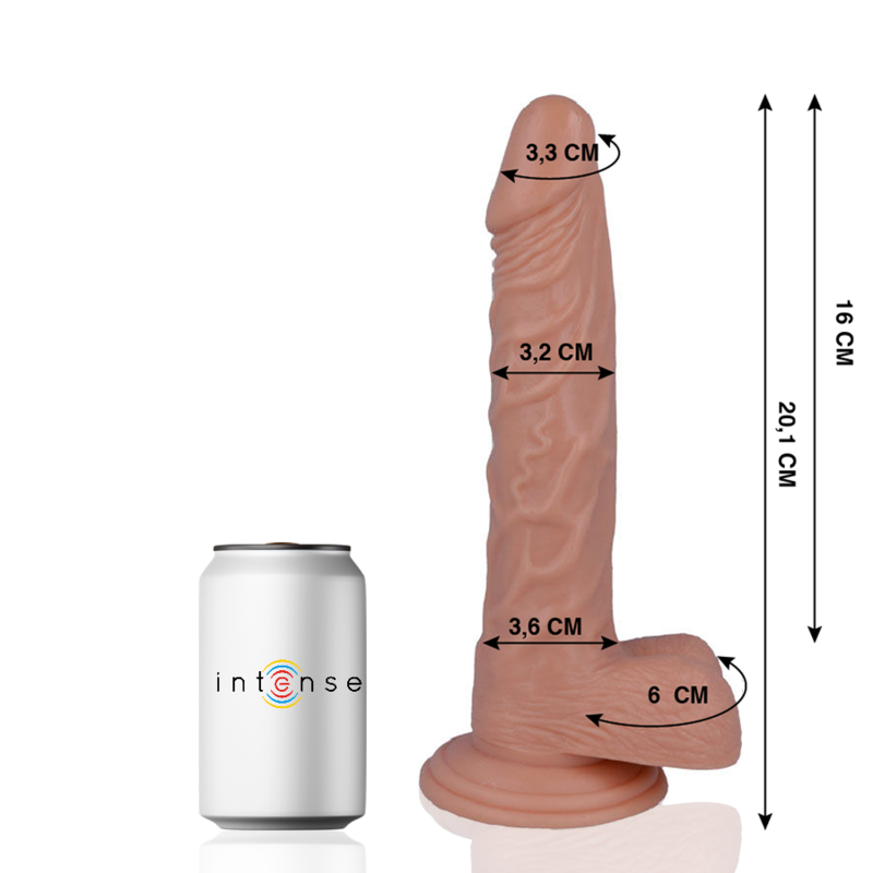 Mr Intense 21 Realistic Penis 20.1 Cm -o- 3.2 Cm
