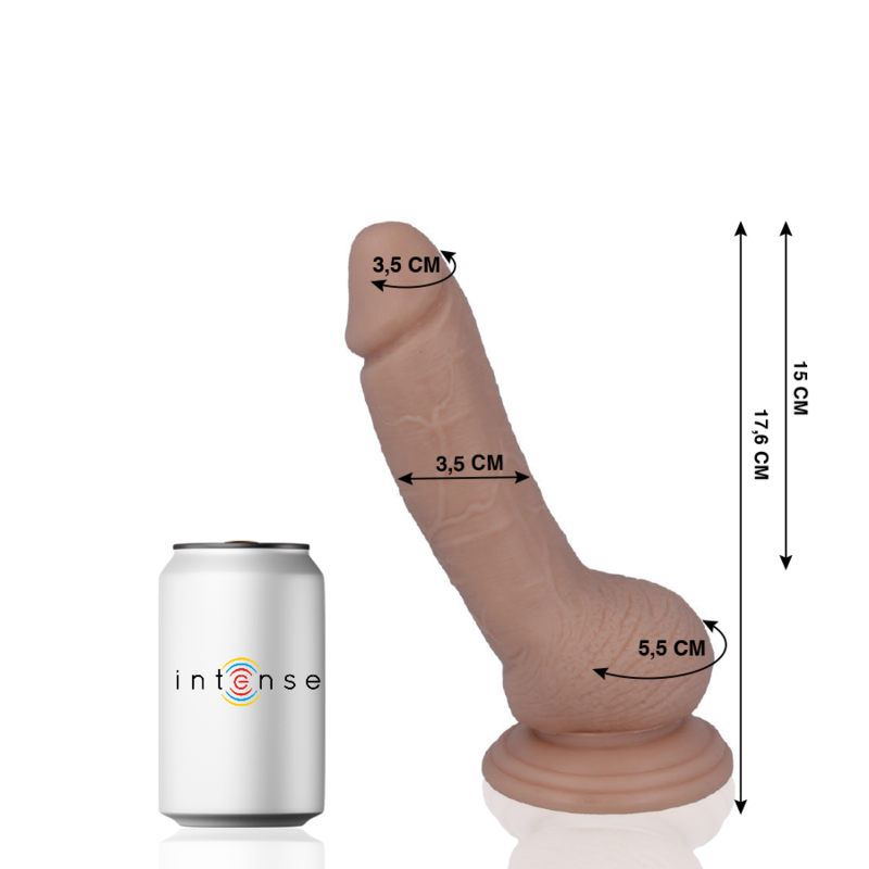 Mr Intense 8 Realistic Penis 17.6 Cm -o- 3.5 Cm