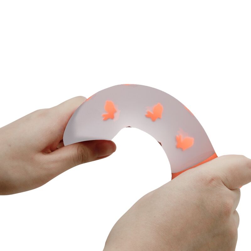 Pretty Love Dildo Mágico Nightfall Sem Vibração Luminoso Laranja