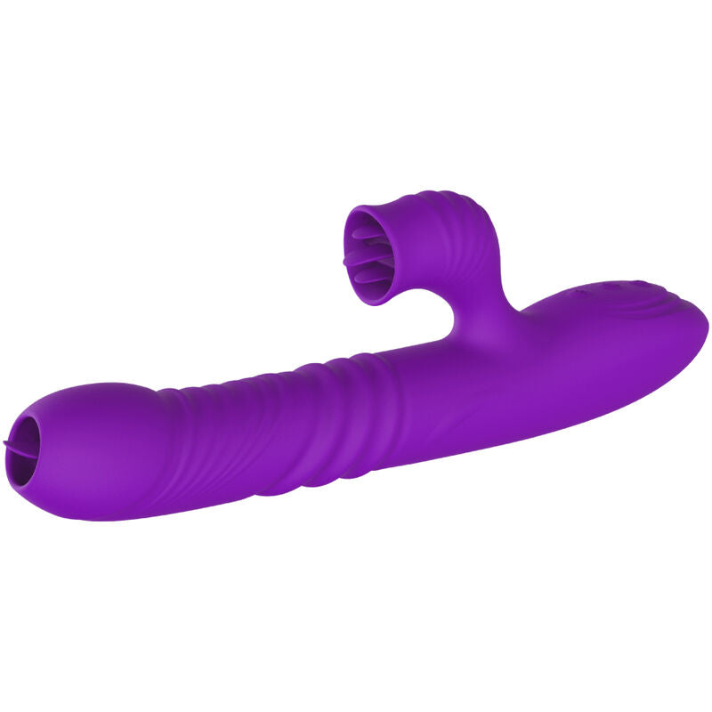 Armony Vibrador de Coelho Totalmente G Spot Com Efeito de Calor Violeta de Língua Estimulante