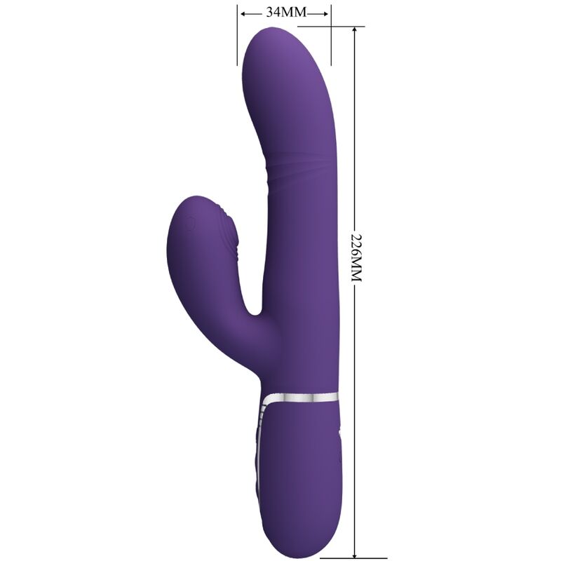 Pretty Love Vibrador Multifunção G-spot Roxo
