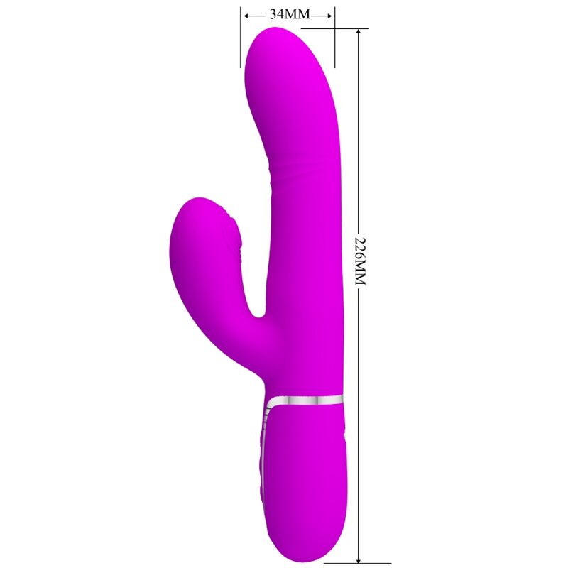 Pretty Love Vibrador Multifunção G-spot Fúcsia