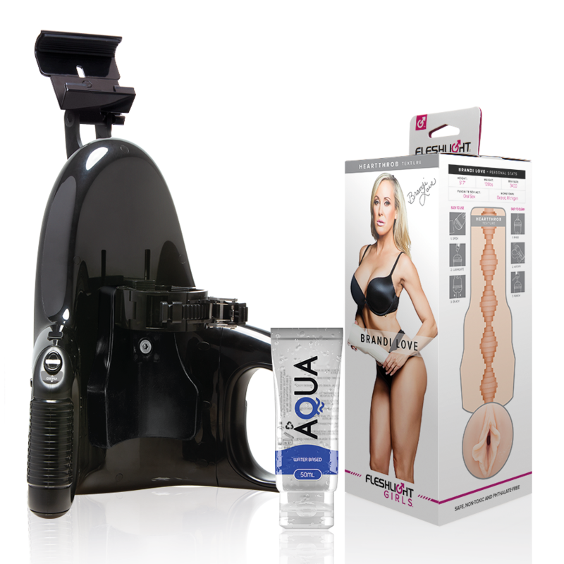 Fleshlight Brandi Love Vagina + Lançamento Universal + Lubrificante Aqua Quality 50 Ml