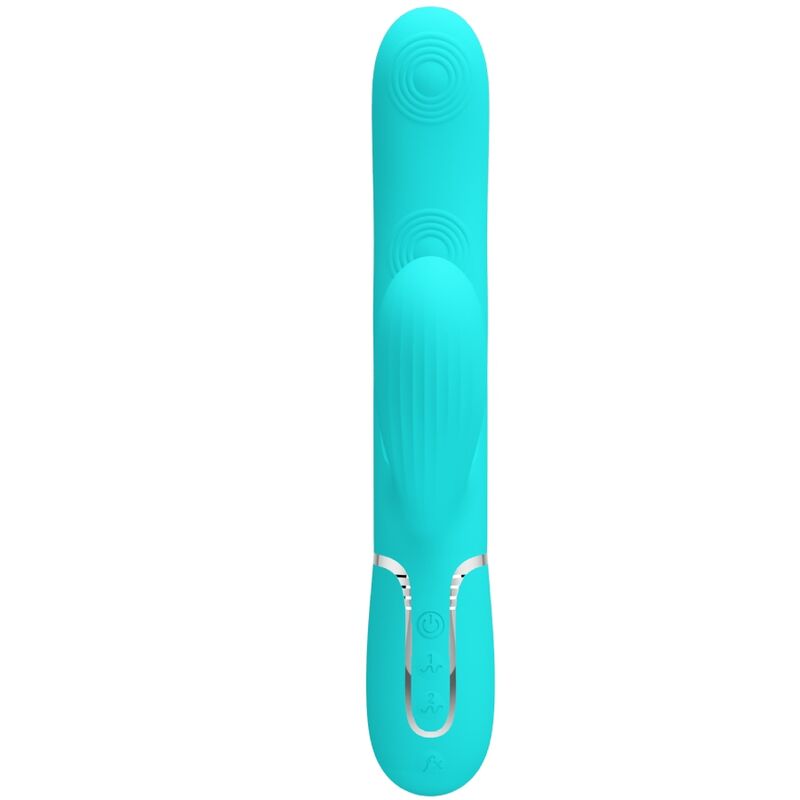 Pretty Love Perlita Multifuno 3 Em 1 Vibrador G-spot Aqua Verde