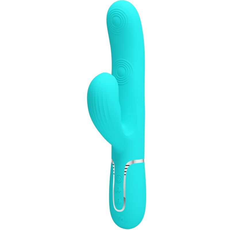 Pretty Love Perlita Multifuno 3 Em 1 Vibrador G-spot Aqua Verde