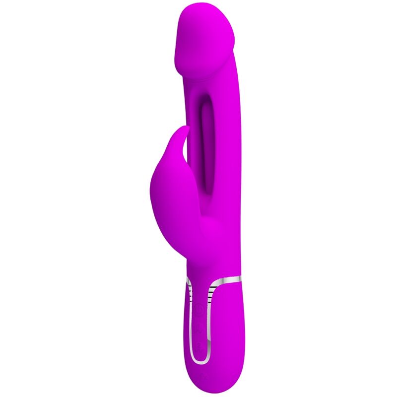Pretty Love Vibrador Coelho Dejon 3 Em 1 Multifuno Fucsia