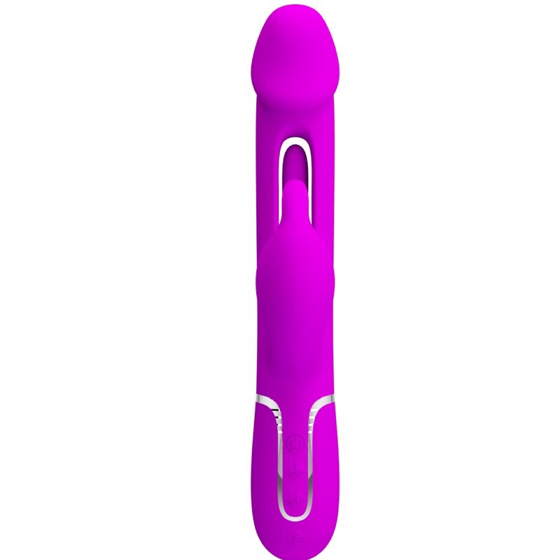 Pretty Love Vibrador Coelho Dejon 3 Em 1 Multifuno Fucsia