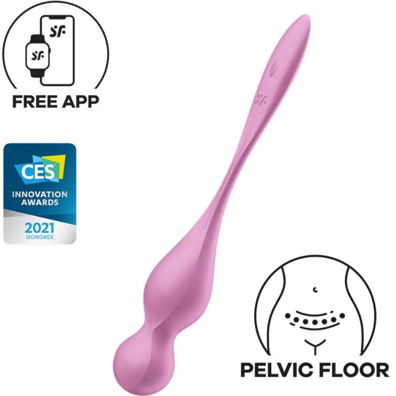 Satisfyer Bolas de Kegel Vibrantes Love Birds Rosa