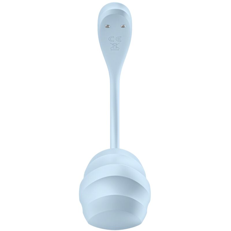 Satisfyer Estimulador de Ponto G de Pétala Lisa Céu Azul Aplicativo Gratuito