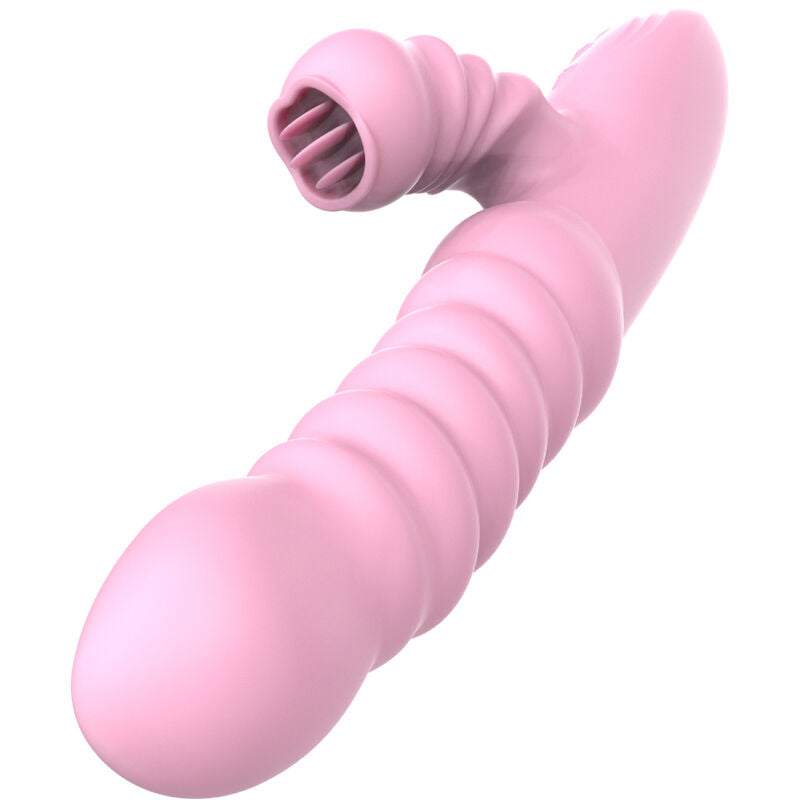 Armony Vibrador Multifunção Com Efeito de Calor Estimulante de Língua Rosa