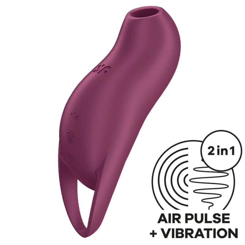 Satisfyer Pocket Pro 1 Estimulador de Clitóris Garnet
