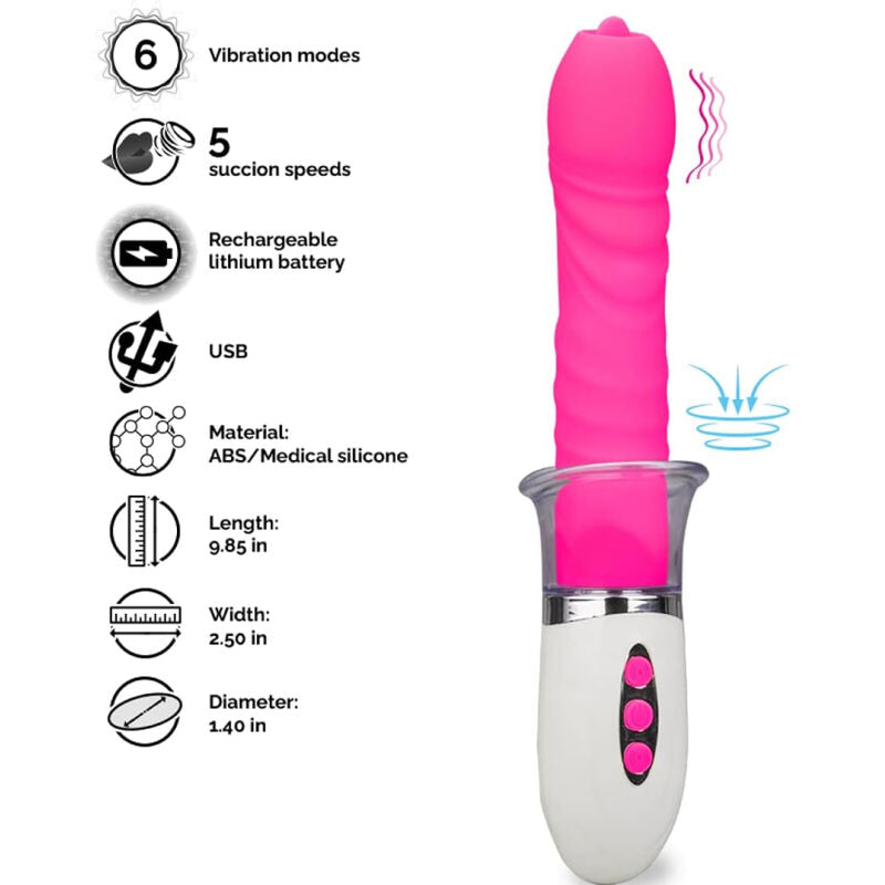Armony Vibrador Liberty e Impulso Com Língua