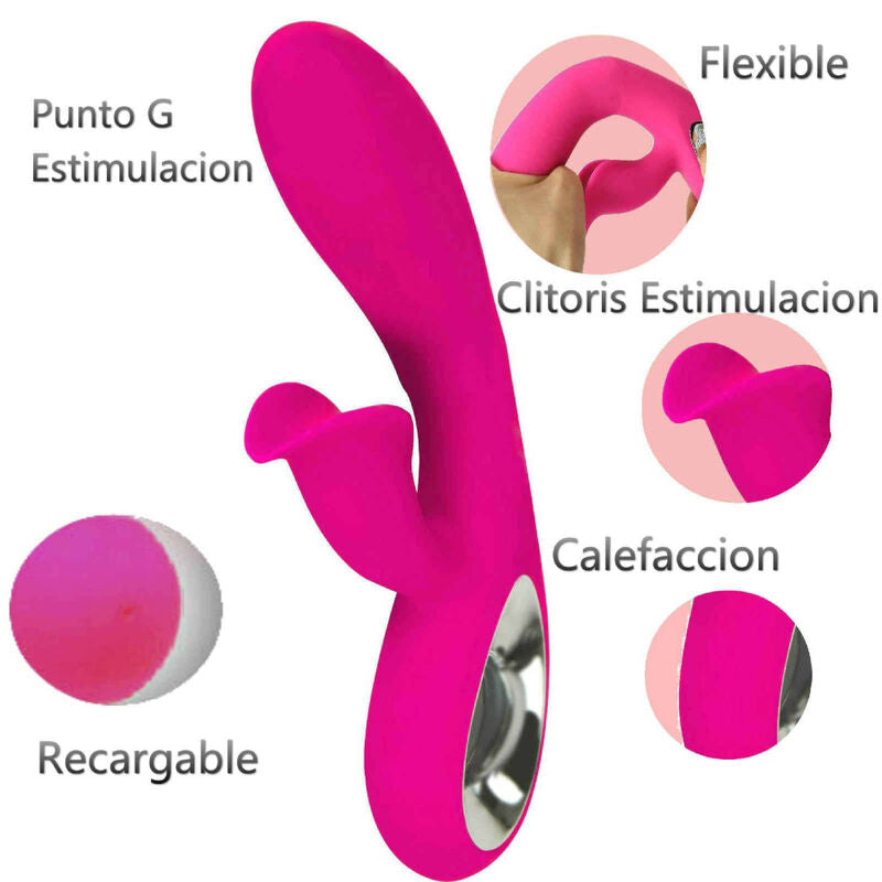 Armony Vibrador Daro e Estimulador de Anel de Puxao Fúcsia