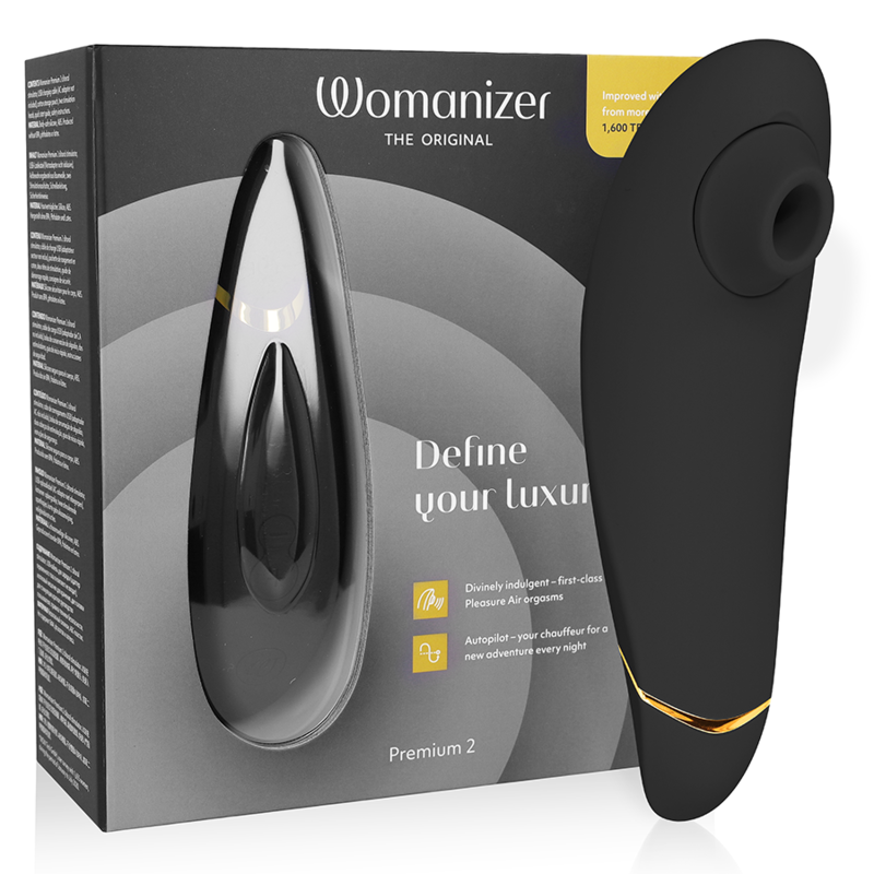 Womanizer Premium 2 Estimulador Clitorial Preto