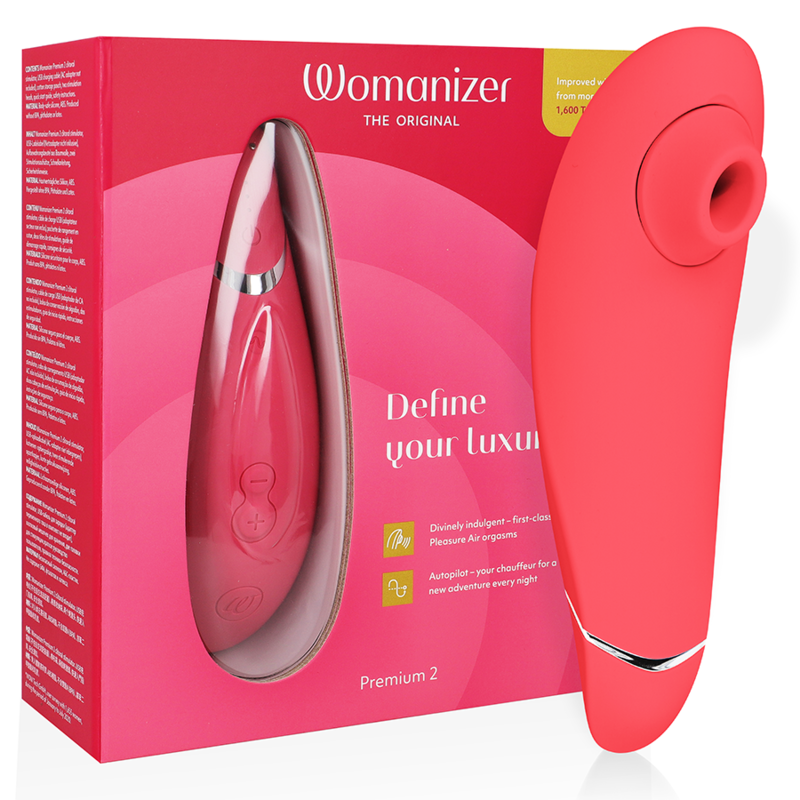Womanizer Premium 2 Estimulador Clitorial Raspberry
