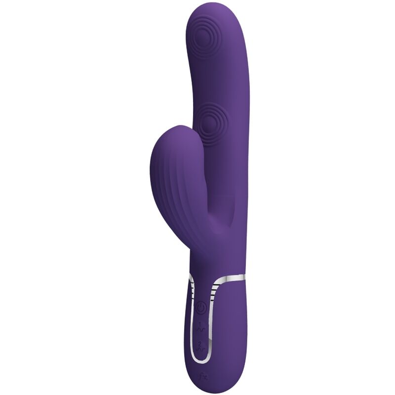 Pretty Love Perlita Vibrador G-spot 3 Em 1 Multifuno Roxo