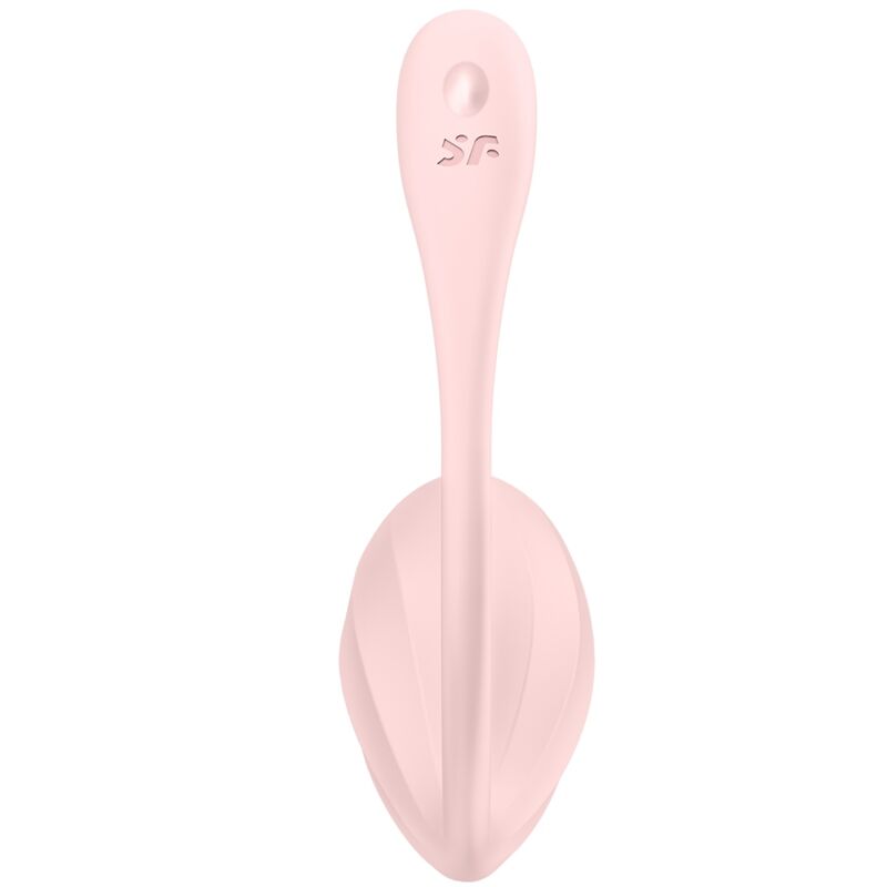 Satisfyer Ribbed Petal Estimulador de Controle Remoto G Point Rose Com Aplicativo Gratuito