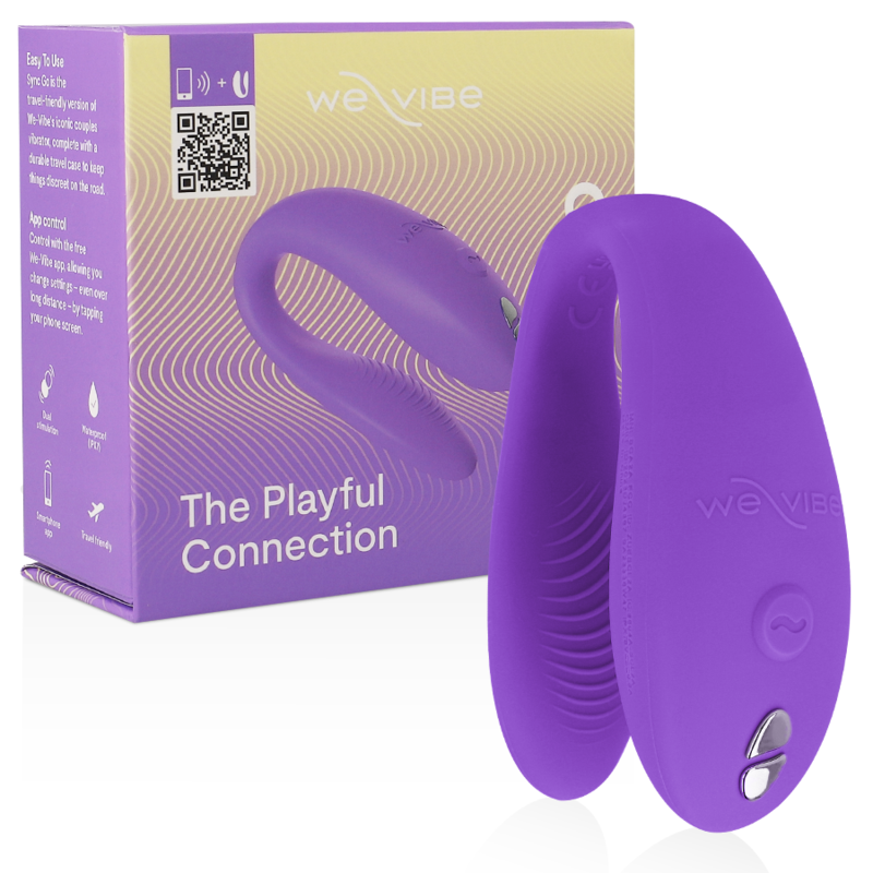 We-vibe Sync Go Estimulador Duplo Violeta