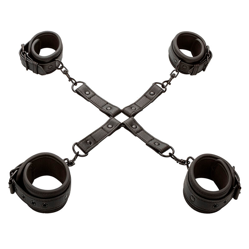 Calexotics Nocturnal Conector Hog Tie Cuero Ajustável Preto