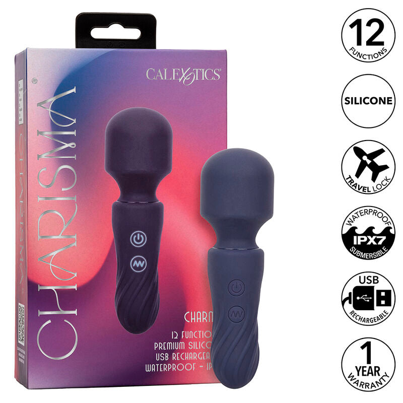 Calexotics Charisma Charm Massager 12 Funções Roxo