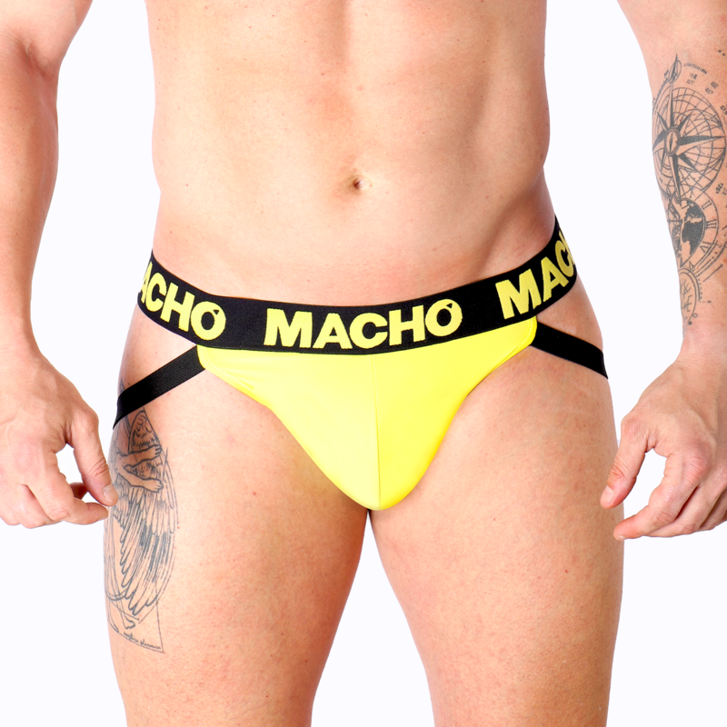 Macho Mx25a Jock Lycra Amarelo Xl