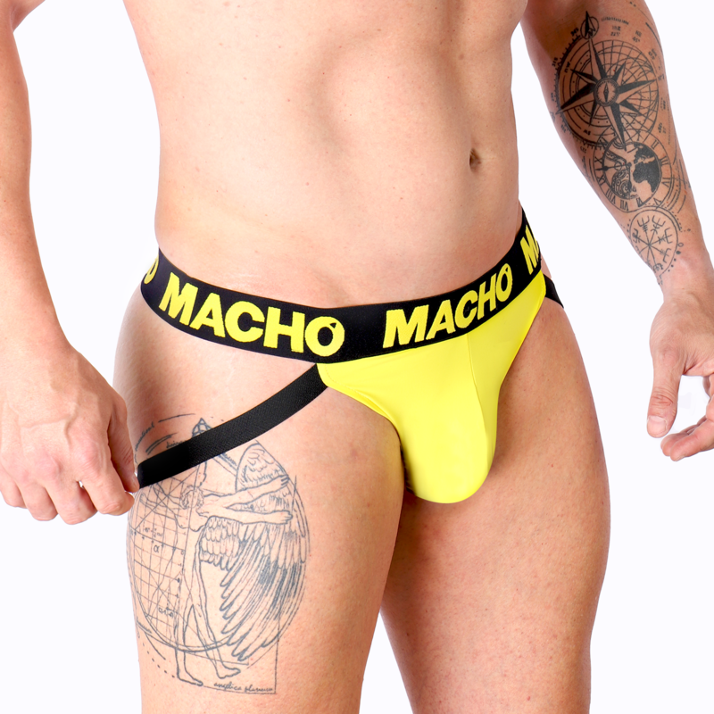 Macho Mx25a Jock Lycra Amarelo S