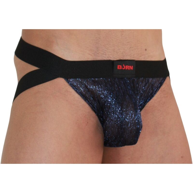 Burn 006 Jock Brilhante Azul / Preto S